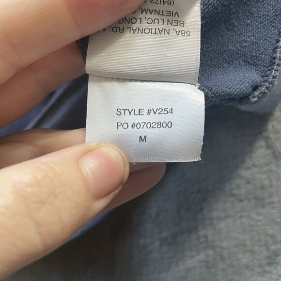 Vuori Austin Hoodie Mens Medium Blue long Sleeve Pullover Sweatshirt V254 - Picture 8 of 11